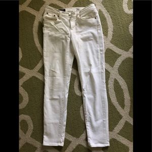J Crew toothpick white jeans